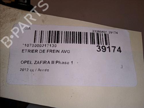 Left front brake caliper OPEL ZAFIRA TOURER C (P12) 1.4 (75) | BP14878256M105