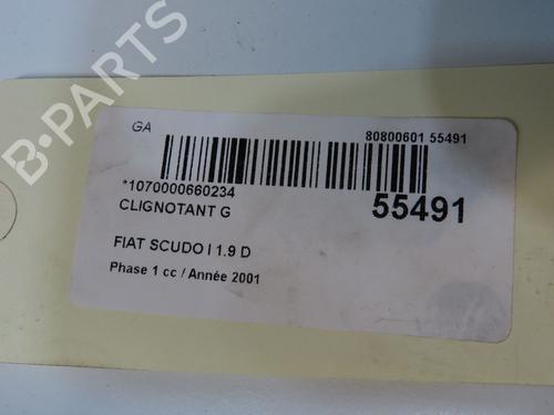 Used Left front indicator Left front indicator FIAT SCUDO Bus (220_) 1.9 D (69 hp) 36495623 36495623