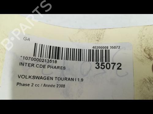 Used Headlight switch Headlight switch VW TOURAN (1T1, 1T2) 1.9 TDI (105 hp) 9605338 9605338