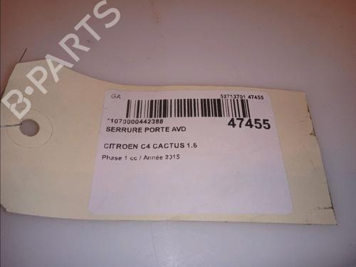 Front right lock CITROËN C4 CACTUS 1.6 BlueHDi 100 | BP14951552C97 