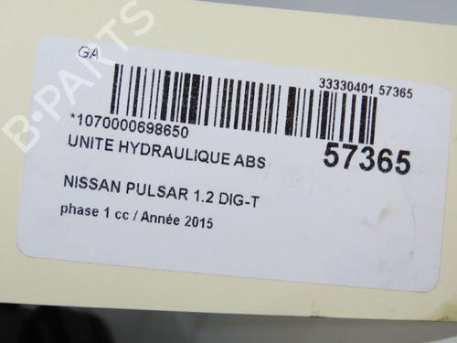 ABS pump NISSAN PULSAR Hatchback (C13) 1.2 DIG-T | BP32332333M43  - Image 5