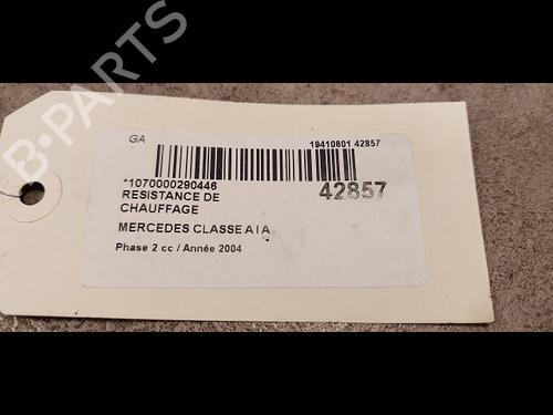 Heater resistor MERCEDES-BENZ A-CLASS (W168) A 170 CDI (168.009, 168.109) | BP23172418M108 