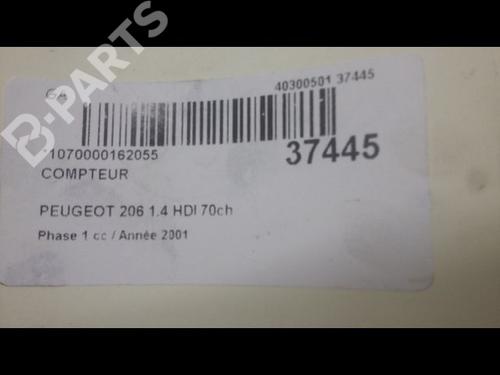 Instrument cluster PEUGEOT 206 Hatchback (2A/C) 1.4 HDi eco 70 | BP9601365C47 
