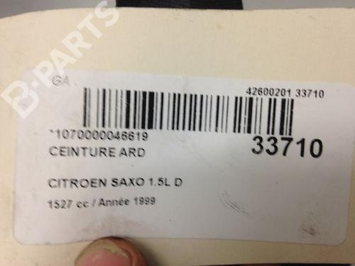 Rear right belt tensioner CITROËN SAXO (S0, S1) 1.5 D | BP9593717C90 