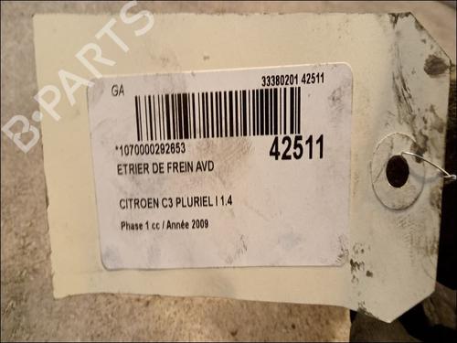 Right front brake caliper CITROËN C3 Pluriel (HB_) 1.4 HDi | BP14877565M104 