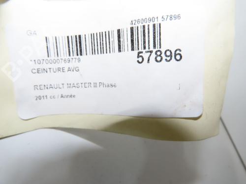 Used Front left seatbelt Front left seatbelt RENAULT MASTER III Van (FV) 2.3 dCi 125 FWD (FV0C, FV0D, FV0G, FV0H, FV0J, FV0K,... (125 hp) 40437903 40437903