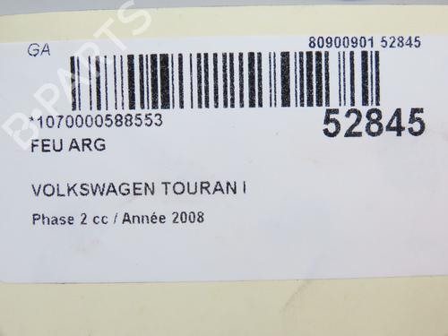Used Left taillight VW TOURAN (1T1, 1T2) 1.9 TDI (90 hp) 28832796
