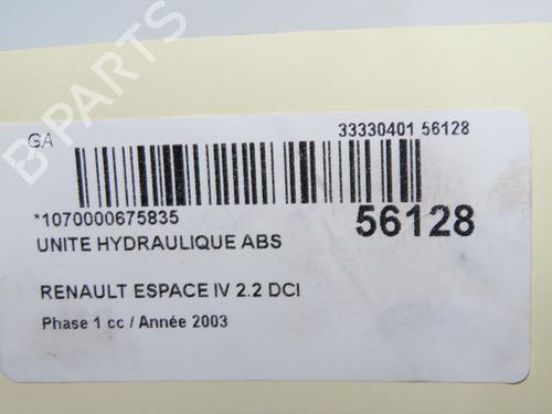 ABS pump RENAULT ESPACE IV (JK0/1_) 2.2 dCi (JK0H) | BP33059355M43  - Image 7