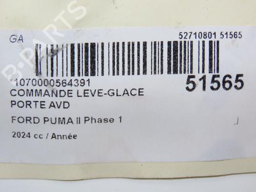 Used Switch FORD PUMA (J2K, CF7) 1.0 Flexifuel (125 hp) 28831073