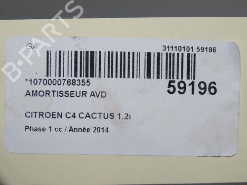 Right front shock absorber CITROËN C4 CACTUS 1.2 VTi 82 | BP37275860M17 - Image 6