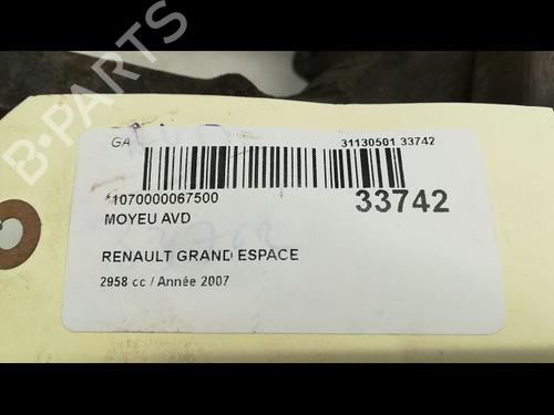Used Left front steering knuckle RENAULT ESPACE IV (JK0/1_) 3.0 dCi (JK0E, JK0Y) (181 hp) 14875399