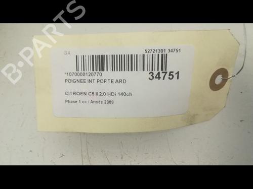 Used Rear right interior door handle Rear right interior door handle CITROËN C5 III Break (RW_) 2.0 HDi 140 (140 hp) 9598286 9598286