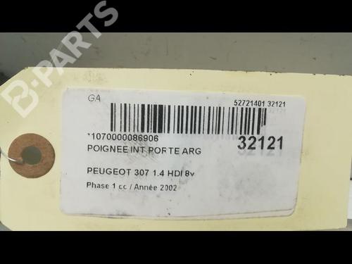 Rear left interior door handle PEUGEOT 307 (3A/C) 2.0 HDi 110 | BP9596564I15 