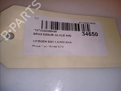 Vindspejlsviskerarm CITROËN DS3 Convertible 1.6 HDi 90 (92 hp) 14881110