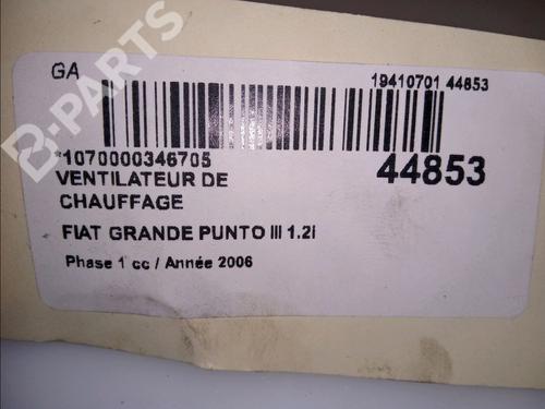 Heater blower motor FIAT GRANDE PUNTO (199_) 1.2 | BP11099551M62 