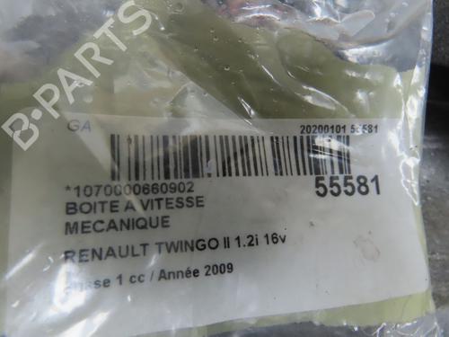 Used Gearbox RENAULT TWINGO II (CN0_) 1.2 16V (CN0K, CN0V, CN0A) (76 hp) 32223352