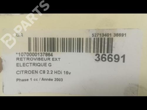 Left mirror CITROËN C8 (EA_, EB_) 2.2 HDi | BP9599537C26 