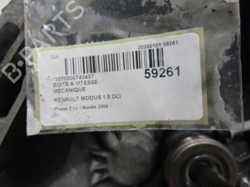 Gearbox RENAULT MODUS / GRAND MODUS (F/JP0_) 1.5 dCi (FP0E, JP0E) | BP36657586M3 - Image 5