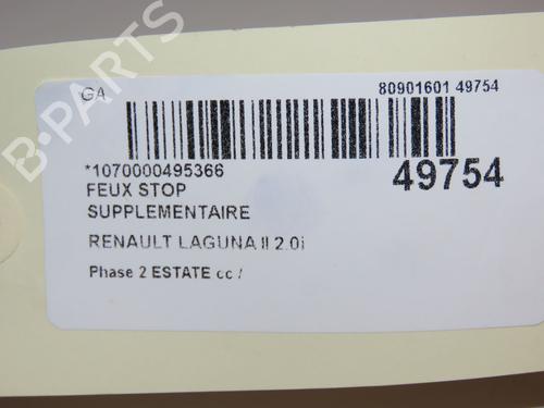 Used Third brake light RENAULT LAGUNA II Grandtour (KG0/1_) 2.0 16V (KG00, KG0K, KG0W, KG0P) (135 hp) 28832852