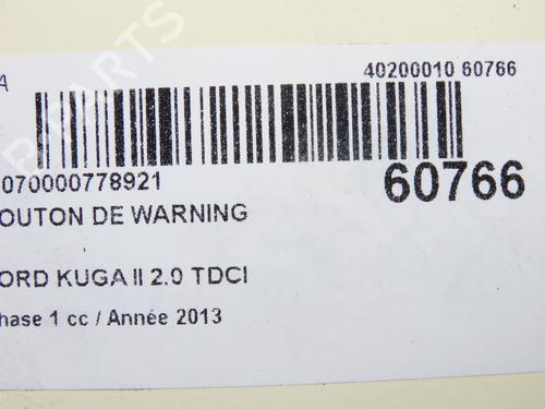 Warning switch FORD KUGA II (DM2) 2.0 TDCi | BP40050818I22 - Image 5