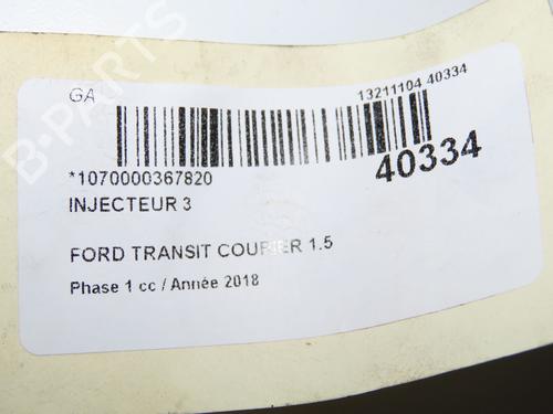 Injector FORD TRANSIT COURIER B460 Box Body/MPV 1.5 TDCi | BP36283507M100  - Image 5