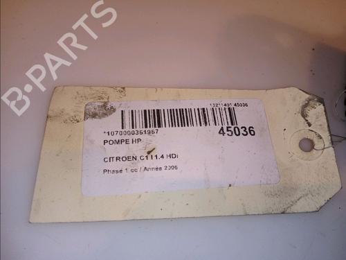 Used Injection pump CITROËN C1 (PM_, PN_) 1.4 HDi (54 hp) 15742074