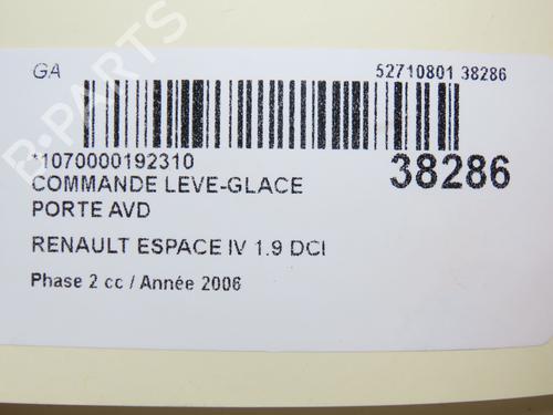 Used Switch RENAULT ESPACE IV (JK0/1_) 1.9 dCi (JK0U) (116 hp) 24344424