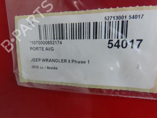 Porta anteriore sinistra JEEP WRANGLER IV (JL) 2.2 Multijet II (JL72, JL74) (200 hp) 31151650