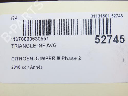 Left front suspension arm CITROËN JUMPER II Van 2.2 HDi 150 | BP28967544M12  - Image 6