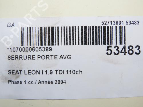 Front left lock SEAT LEON (1M1) 1.9 TDI | BP36283698C98 - Image 6