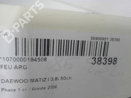 Left taillight DAEWOO MATIZ (M100, M150) 0.8 | BP9604597C34 