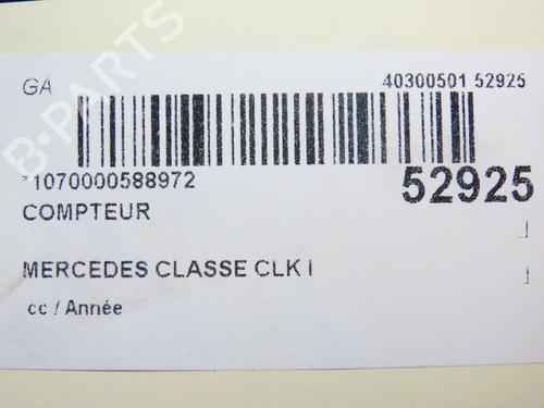 Instrument cluster MERCEDES-BENZ CLK (C208) CLK 230 Kompressor (208.347) | BP28830489C47 