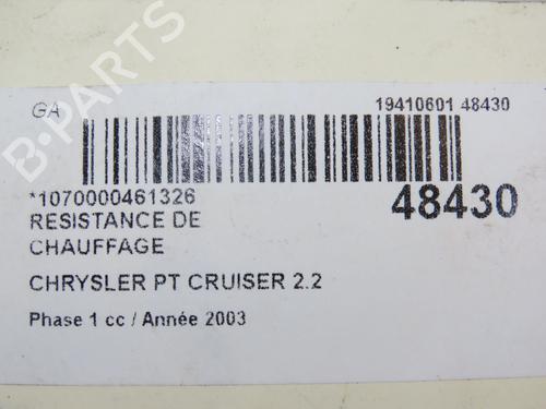 Used Heater resistor CHRYSLER PT CRUISER (PT_) 2.2 CRD (121 hp) 22692635