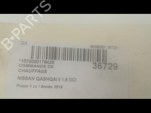 Used Climate control NISSAN QASHQAI II (J11, J11_) 1.6 dCi (130 hp) 9602496