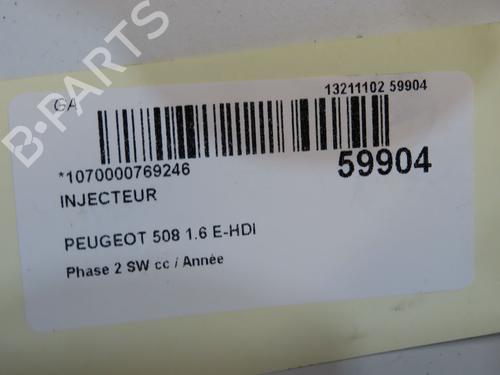 Used Injector Injector PEUGEOT 508 SW I (8E_) 2.0 BlueHDi 150 (150 hp) 36544984 36544984