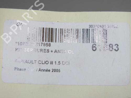 Used Electronic module Electronic module RENAULT CLIO III (BR0/1, CR0/1) 1.5 dCi (BR17, CR17) (86 hp) 40437852 40437852