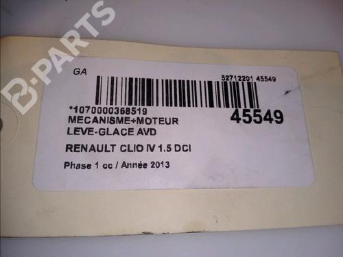 Front right window mechanism RENAULT CLIO IV (BH_) 1.5 dCi 90 | BP11102190C23 