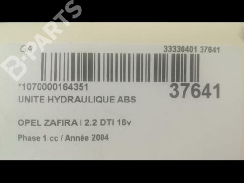 ABS pump OPEL ZAFIRA A MPV (T98) 2.2 DTI 16V (F75) | BP9601539M43 