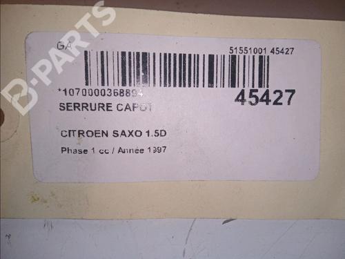 Hood lock CITROËN SAXO (S0, S1) 1.5 D | BP11101999C133 