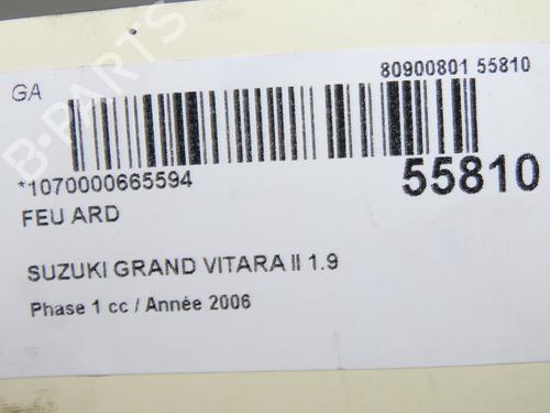 Used Right taillight SUZUKI GRAND VITARA II (JT, TE, TD) 1.9 DDiS All-wheel Drive (JT419, TD44, JB419WD, JB419XD,... (129 hp) 32076165