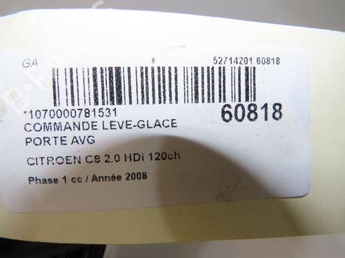 left-front-window-switch-citroen-c8-ea_-eb_-2002-39997102 main image