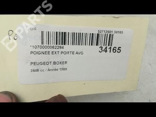 Front left exterior door handle PEUGEOT BOXER Bus (230P) 2.5 D | BP9595118C128 