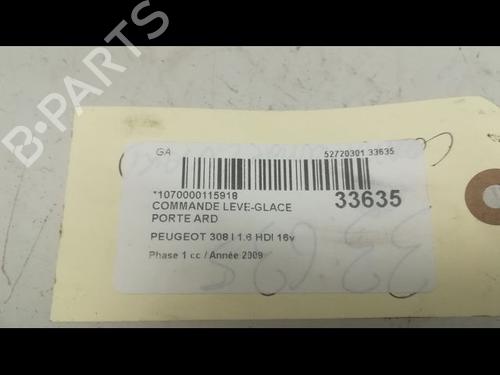 Used Right rear window switch PEUGEOT 308 SW I (4E_, 4H_) 1.6 HDi (90 hp) 9598100