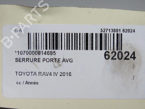 Used Front left lock Front left lock TOYOTA RAV 4 IV (_A4_) 2.5 Hybrid 4WD (AVA44, AVA44_) (197 hp) 40274019 40274019
