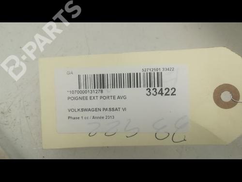 Front left exterior door handle VW PASSAT B7 (362) 1.6 TDI | BP9599142C128 