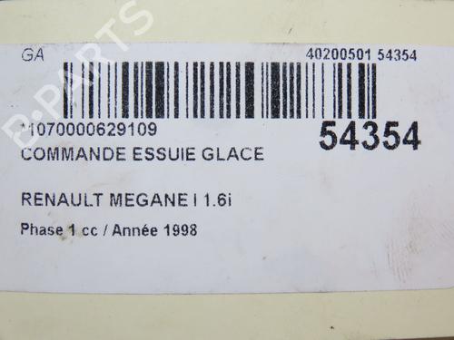 Used Steering column stalk RENAULT MEGANE I (BA0/1_) 1.6 i (BA0L) (75 hp) 28967939