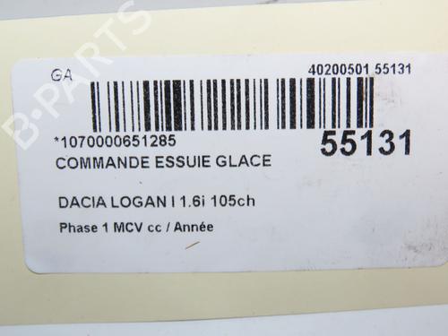 Steering column stalk DACIA LOGAN MCV (KS_) 1.6 16V (KS0L, KS0M, KS0P, KS1S) | BP30652515I23