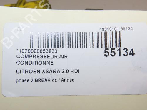 Used AC compressor CITROËN XSARA Break (N2) 2.0 HDI 90 (90 hp) 29415122