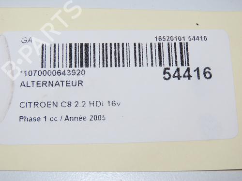 alternator-citroen-c8-ea_-eb_-2002-32457468 main image