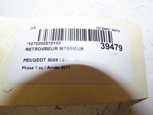 Rear mirror PEUGEOT 5008 (0U_, 0E_) 2.0 HDi 150 / BlueHDi 150 | BP23177501I6 